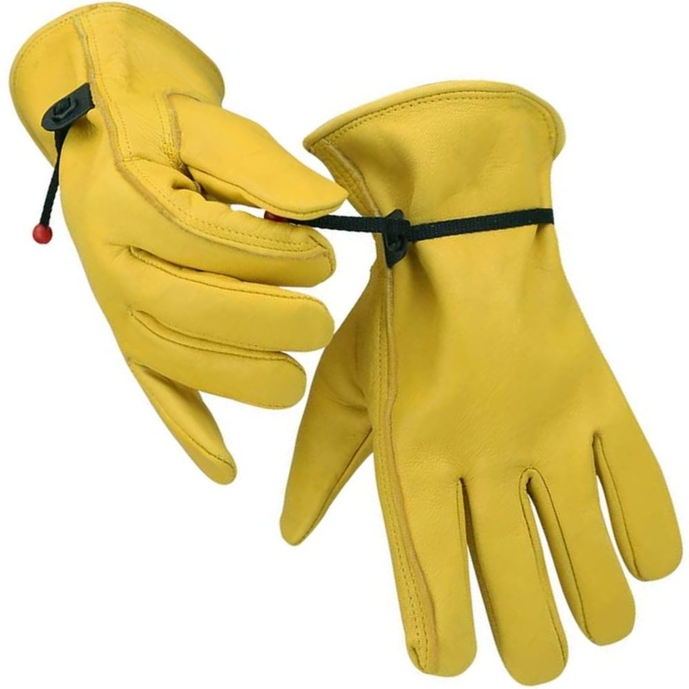 Leather Gardening Gloves: l-large: image 4