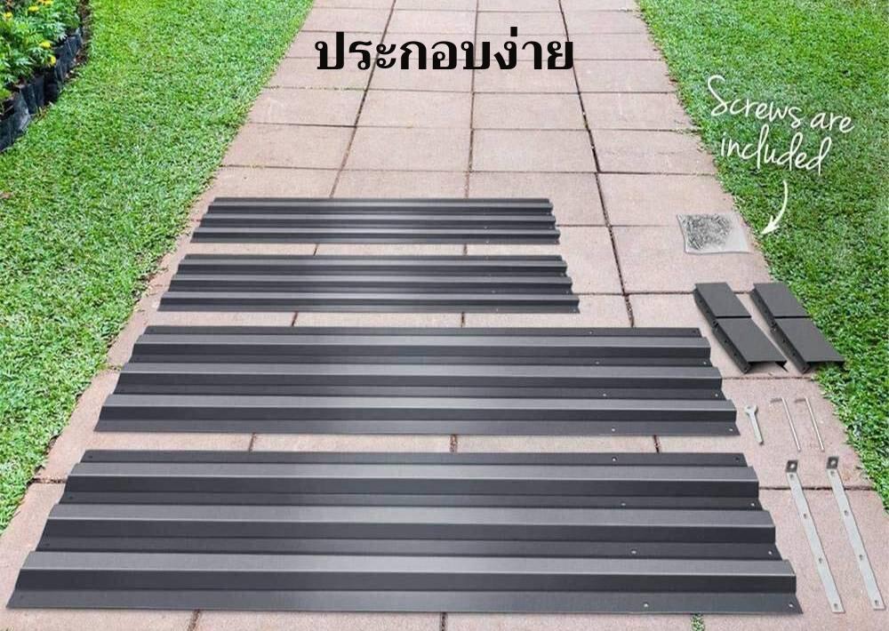 กระบะปลูกผักแบบโลหะ: 180cm x 90cm x 30cm: image 6