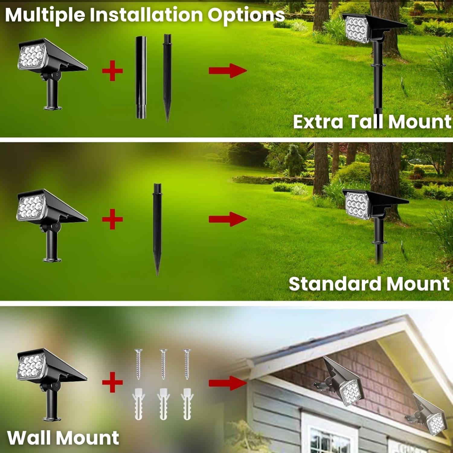 Solar Powered Spotlight: 10 Pack: image 7