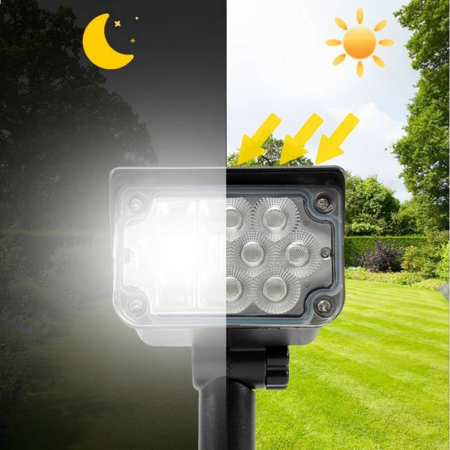 Solar Powered Spotlight: 10 Pack: image 6