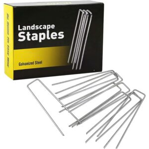 Ground Staples | U-Shaped Garden Pegs | Garden Stakes/Spikes